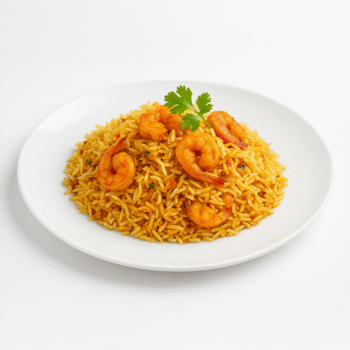 أرز برياني بالجمبري - Shrimp biryani rice